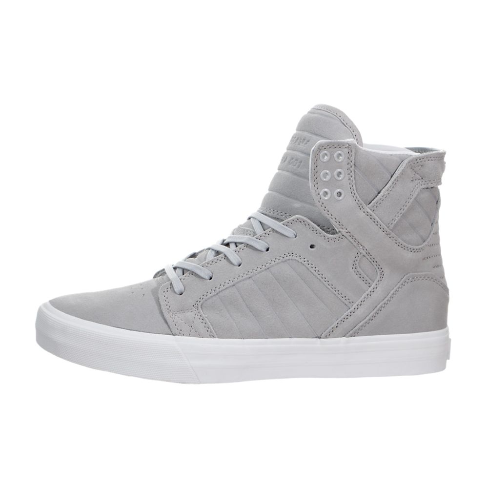 Baskets Montantes Supra SkyTop HF Grise Light Grey/Off White Homme | MDR-91550580